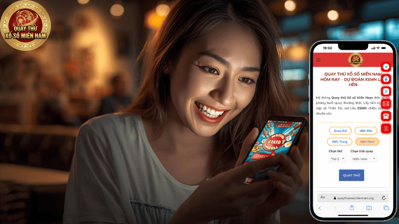 Giao diện quay thử thân thiện trên điện thoại di động.
